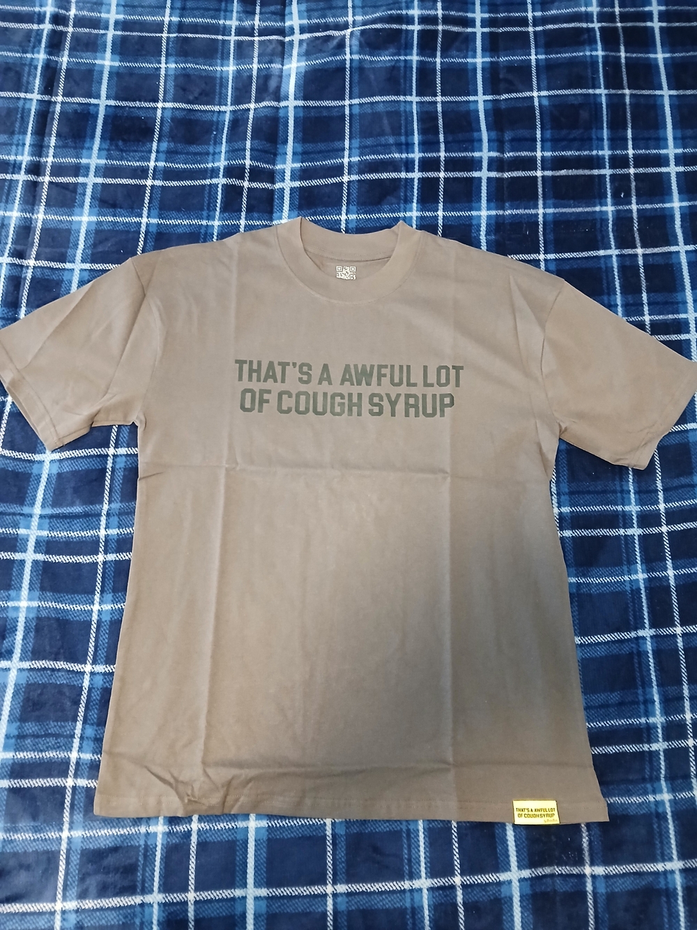 Awful Lot Of Cough Syrup Grey Tee